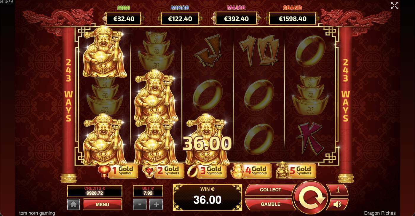 Dragon Riches: image of winning