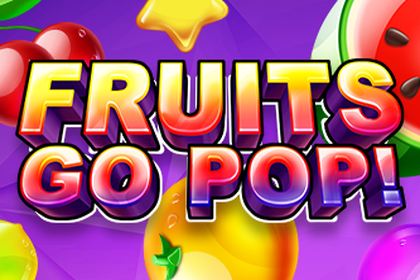 FRUITS GO POP! Online Slot Logo