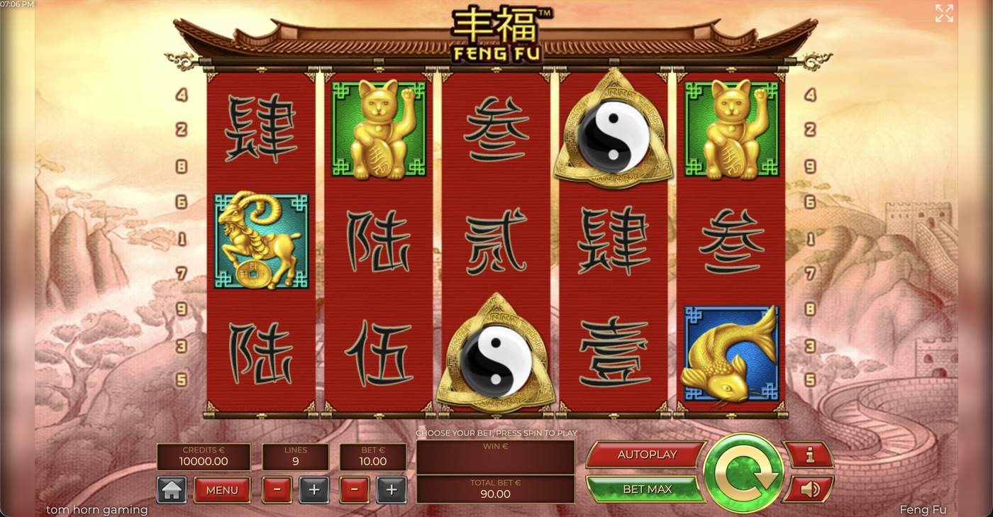Feng Fu: image of main menu