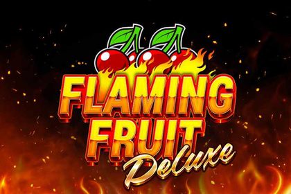 Flaming Fruit Deluxe Online Slot Logo