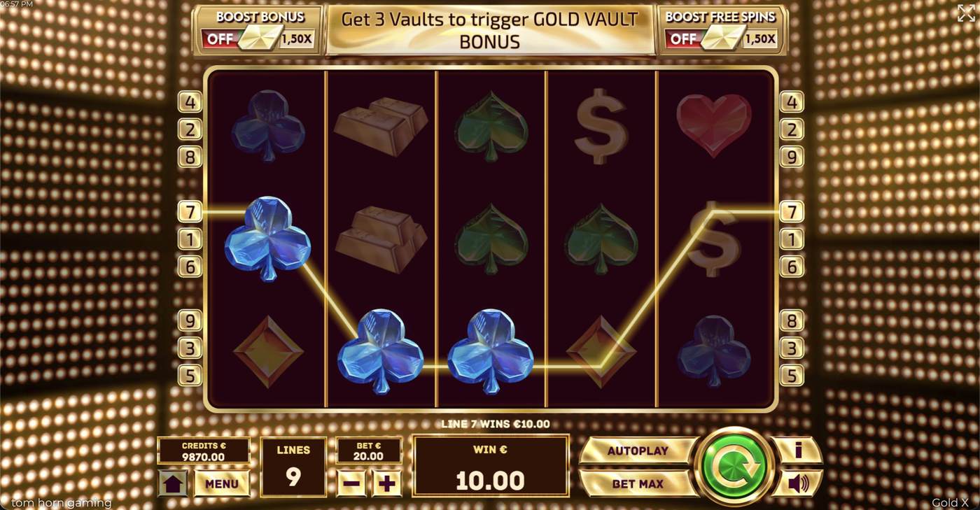 Gold X: image of winning