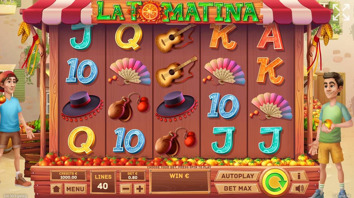 La Tomatina: image of main menu