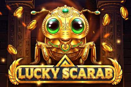 Lucky Scarab Online Slot Logo