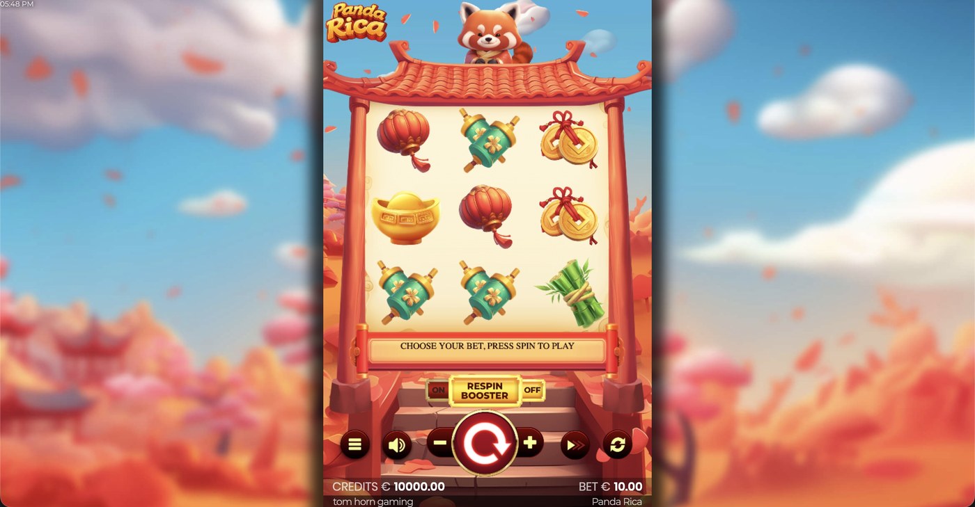 Panda Rica: image of main menu