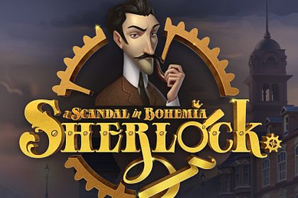Sherlock a Scandal in Bohemia Online Slot Logo