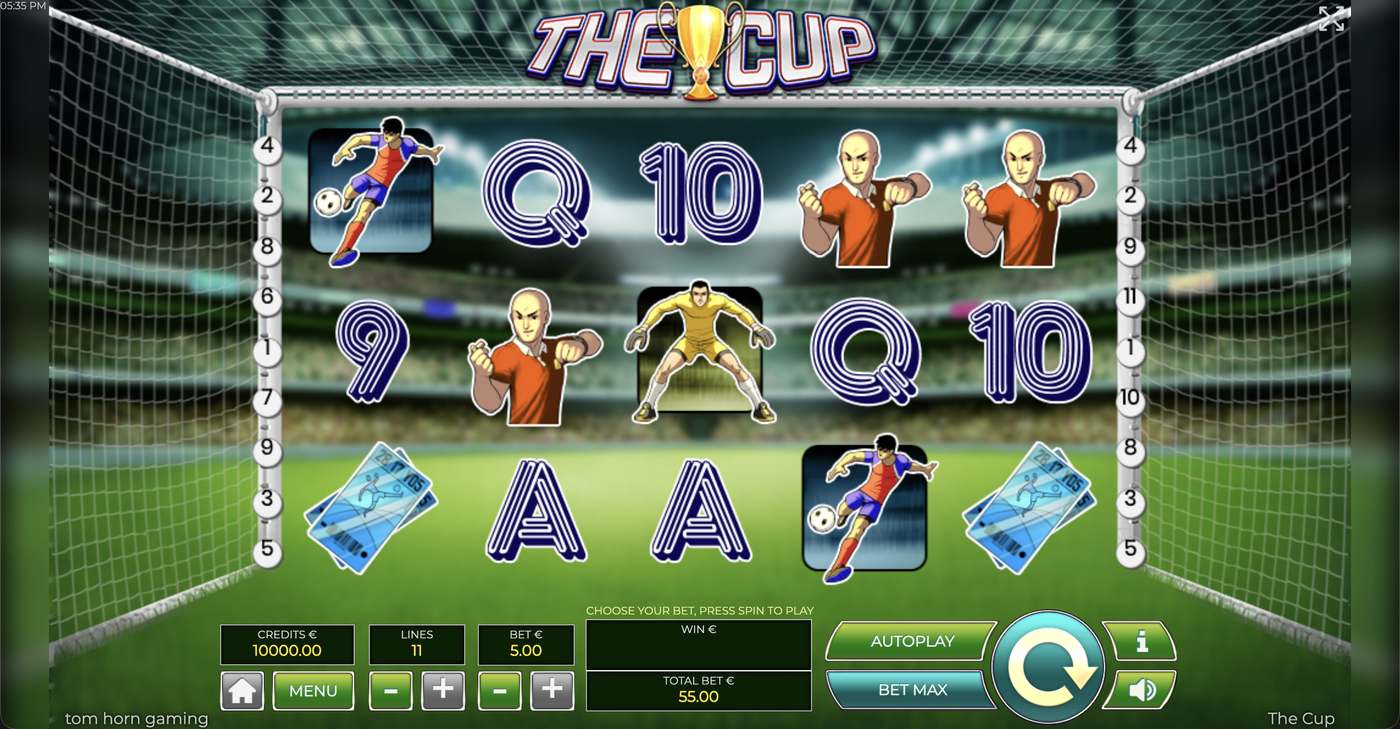 The Cup: image of main menu