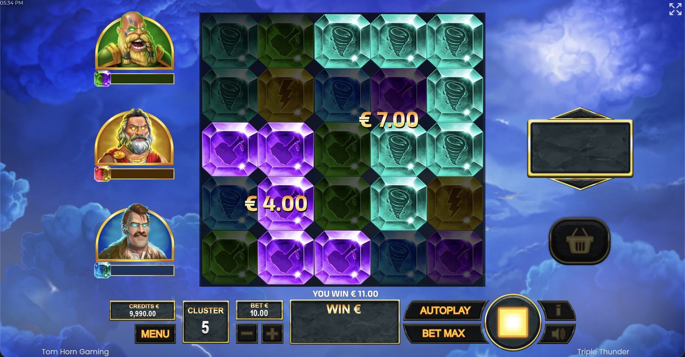 Triple Thunder: image of winning
