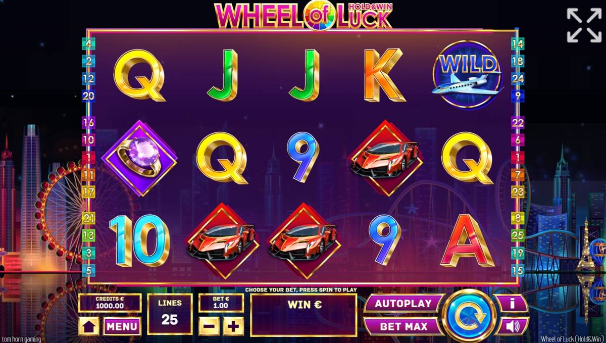 Wheel of Luck Hold and Win: image of main menu