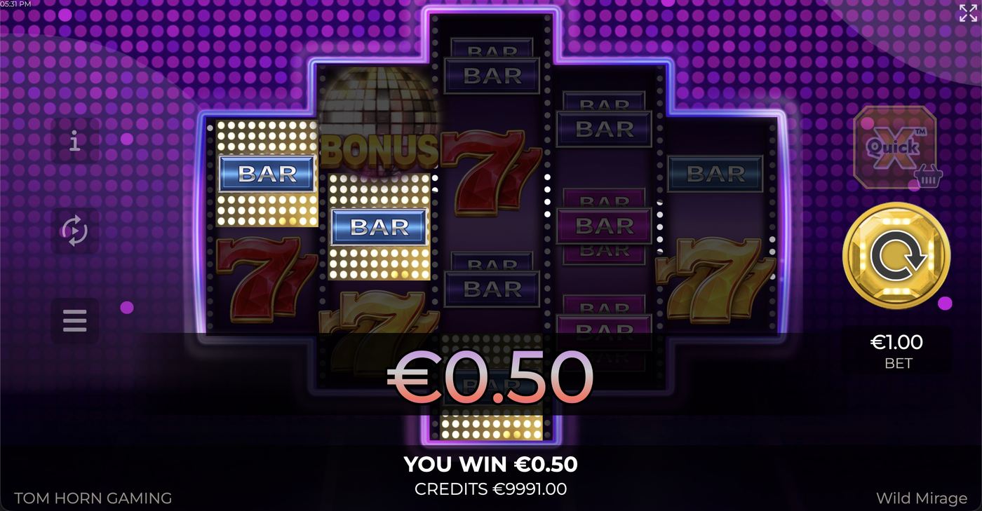 Wild Mirage: image of winning
