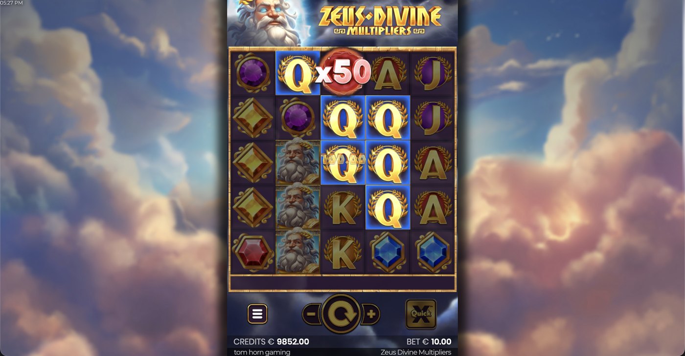 Zeus Divine Multipliers: image of winning