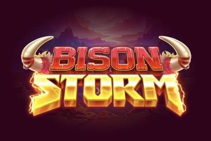 Bison Storm Online Slot Logo
