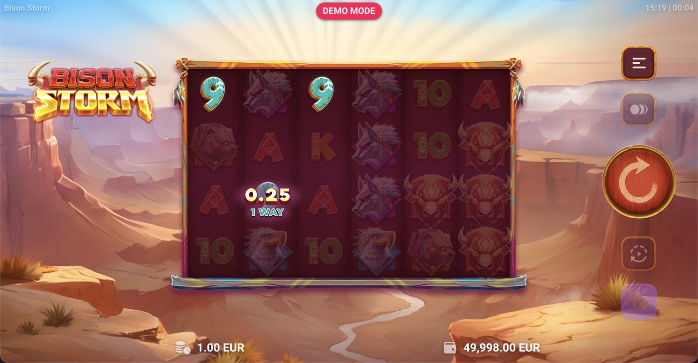 Bison Storm: image of winning