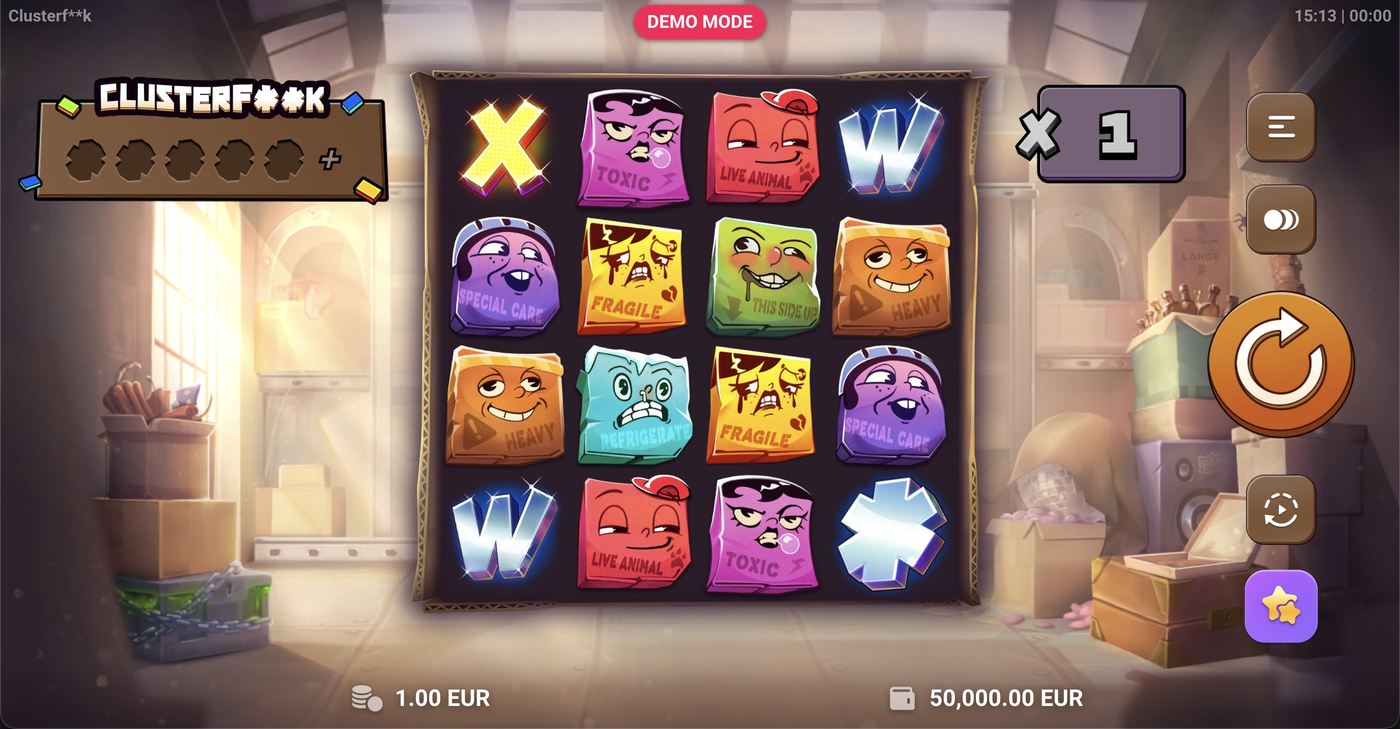 Clusterf**k: image of main menu
