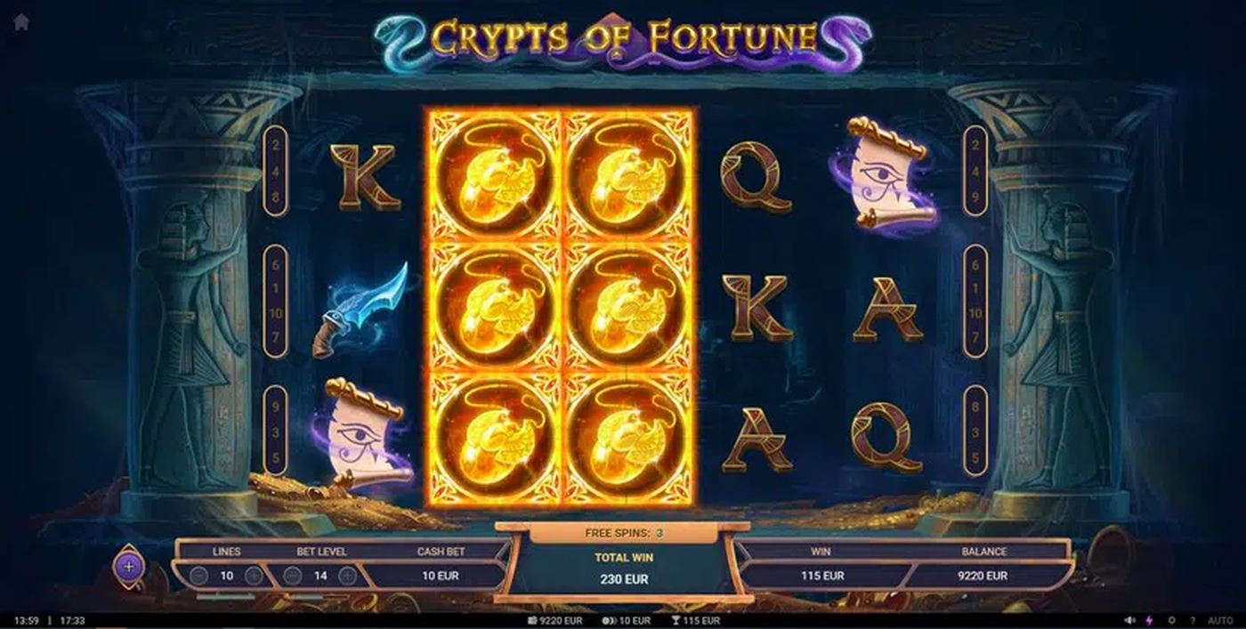 Crypts of Fortune: image of winning