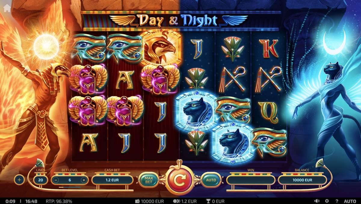 Day and Night: image of main menu