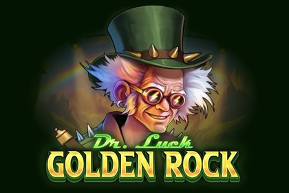 Dr. Luck Golden Rock Online Slot Logo