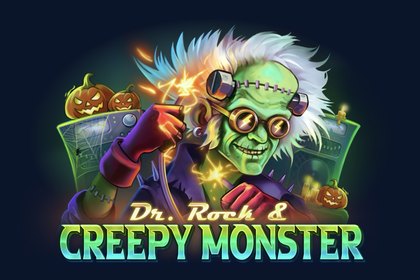 Dr. Rock & Creepy Monster Online Slot Logo