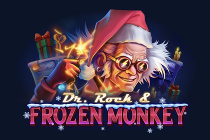 Dr. Rock & Frozen Monkey Online Slot Logo