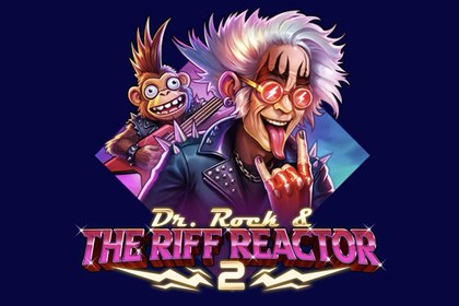 Dr. Rock & the Riff Reactor 2 Online Slot Logo