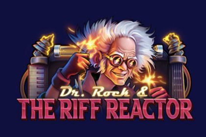 Dr. Rock & the Riff Reactor Online Slot Logo