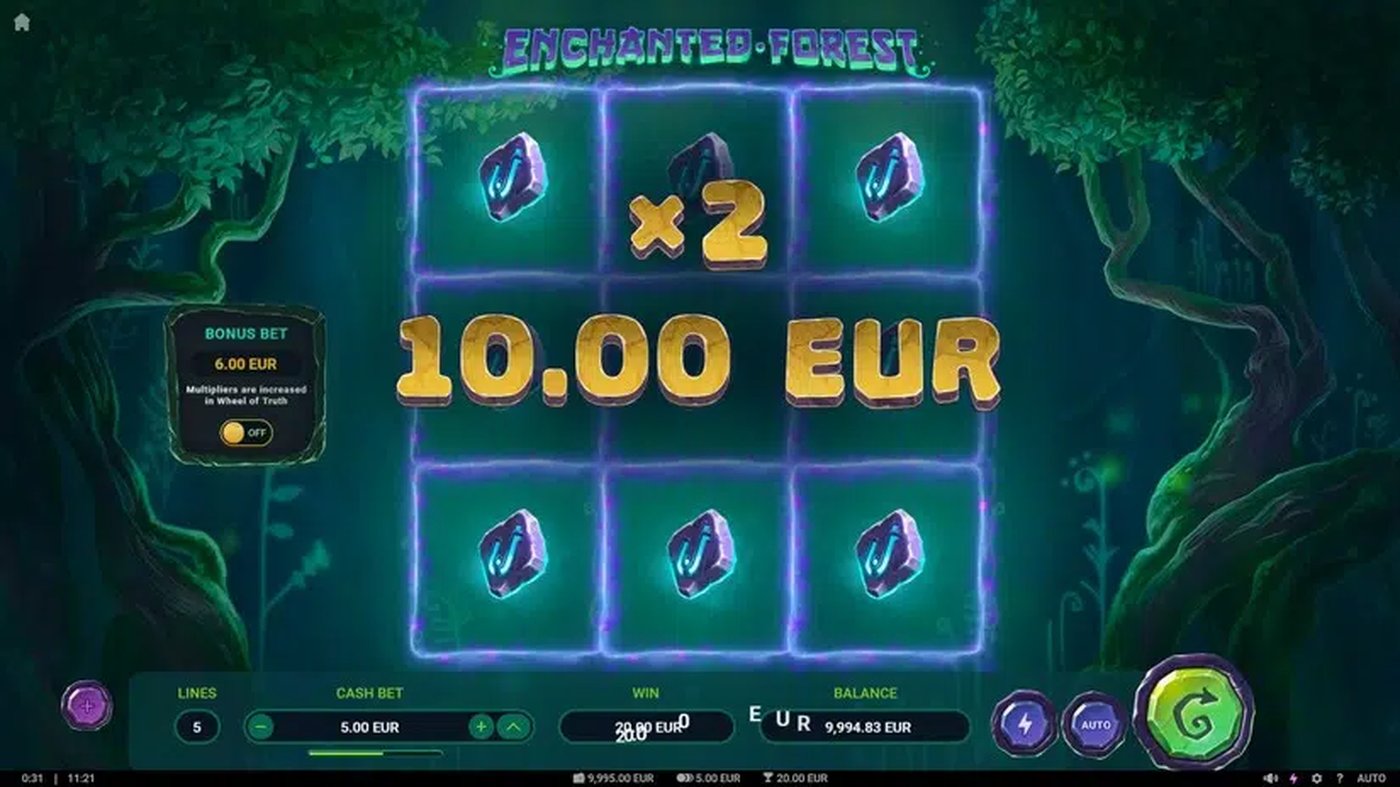 Enchanted Forest: image of winning