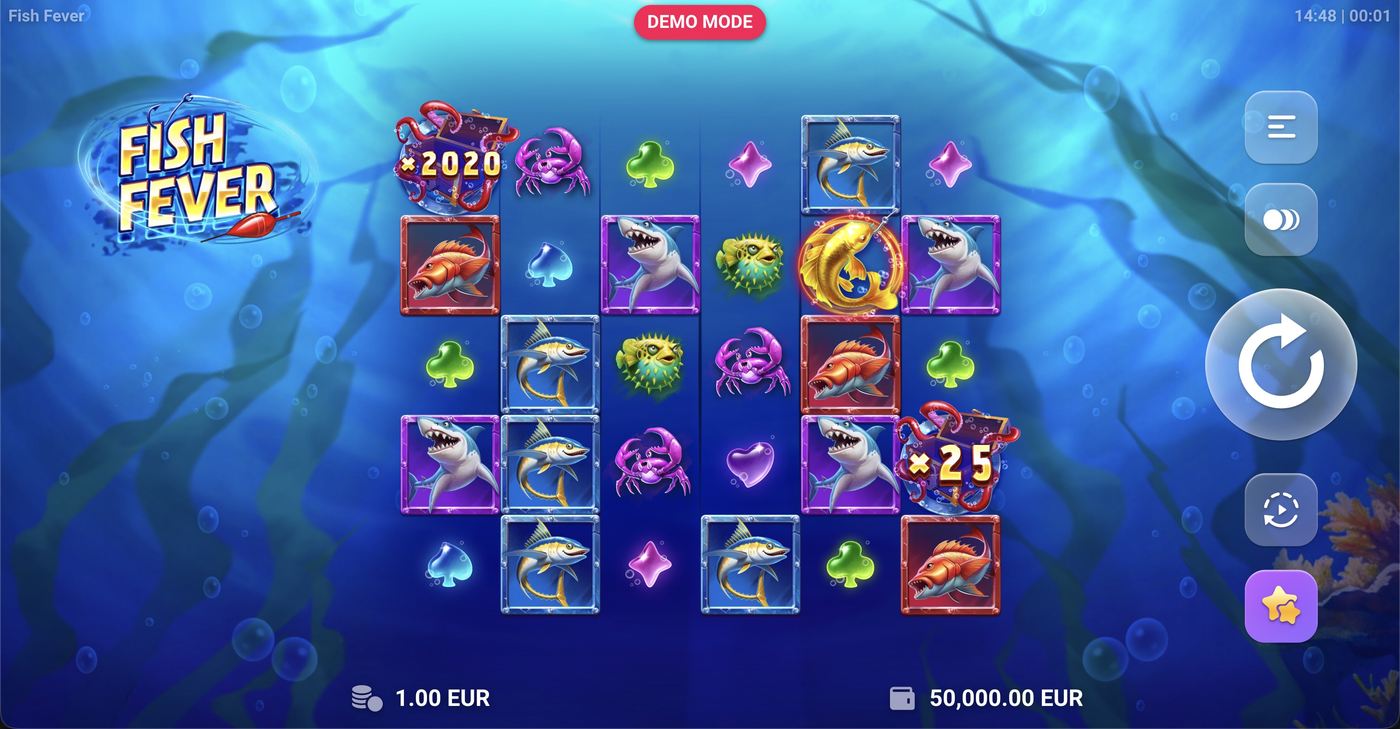 Fish Fever: image of main menu
