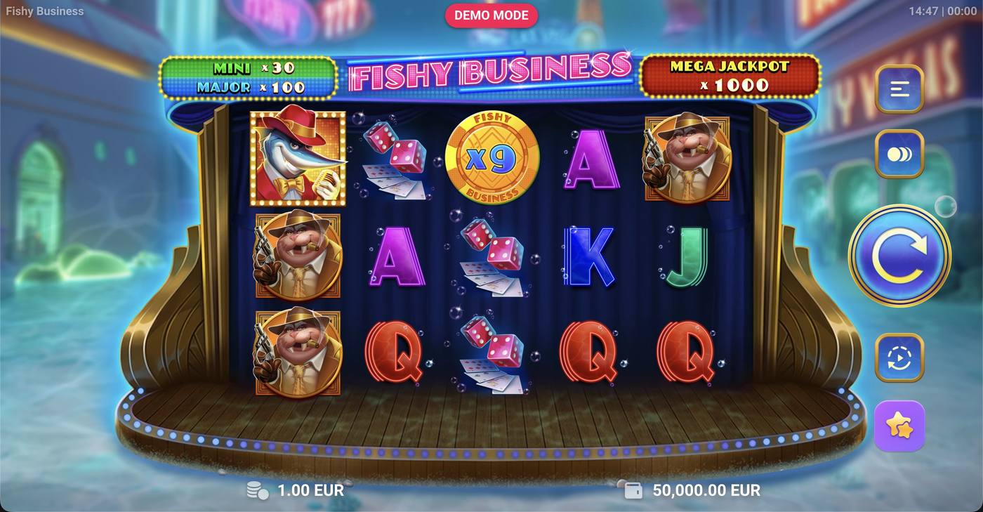 Fishy Business: image of main menu