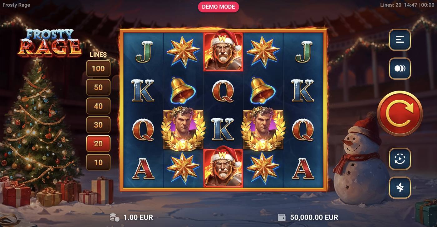 Frosty Rage: image of main menu