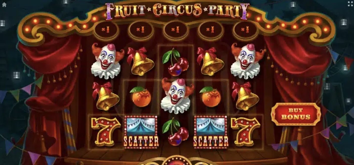 Fruit Circus Party: image of main menu