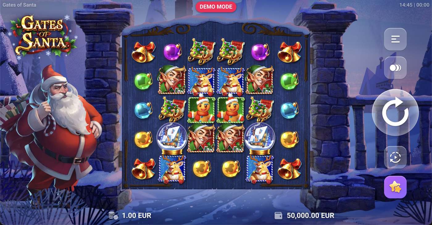Gates of Santa: image of main menu