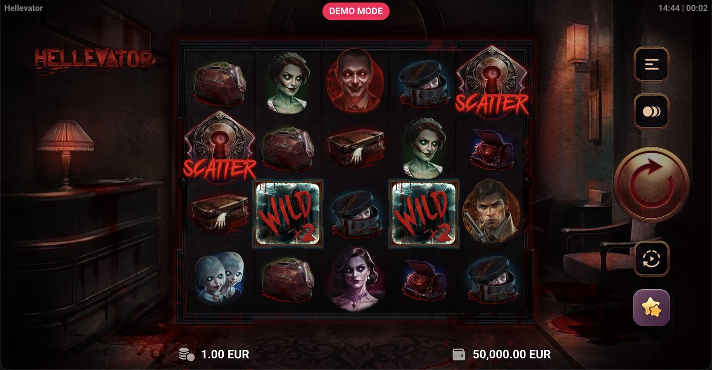 Hellevator: image of main menu