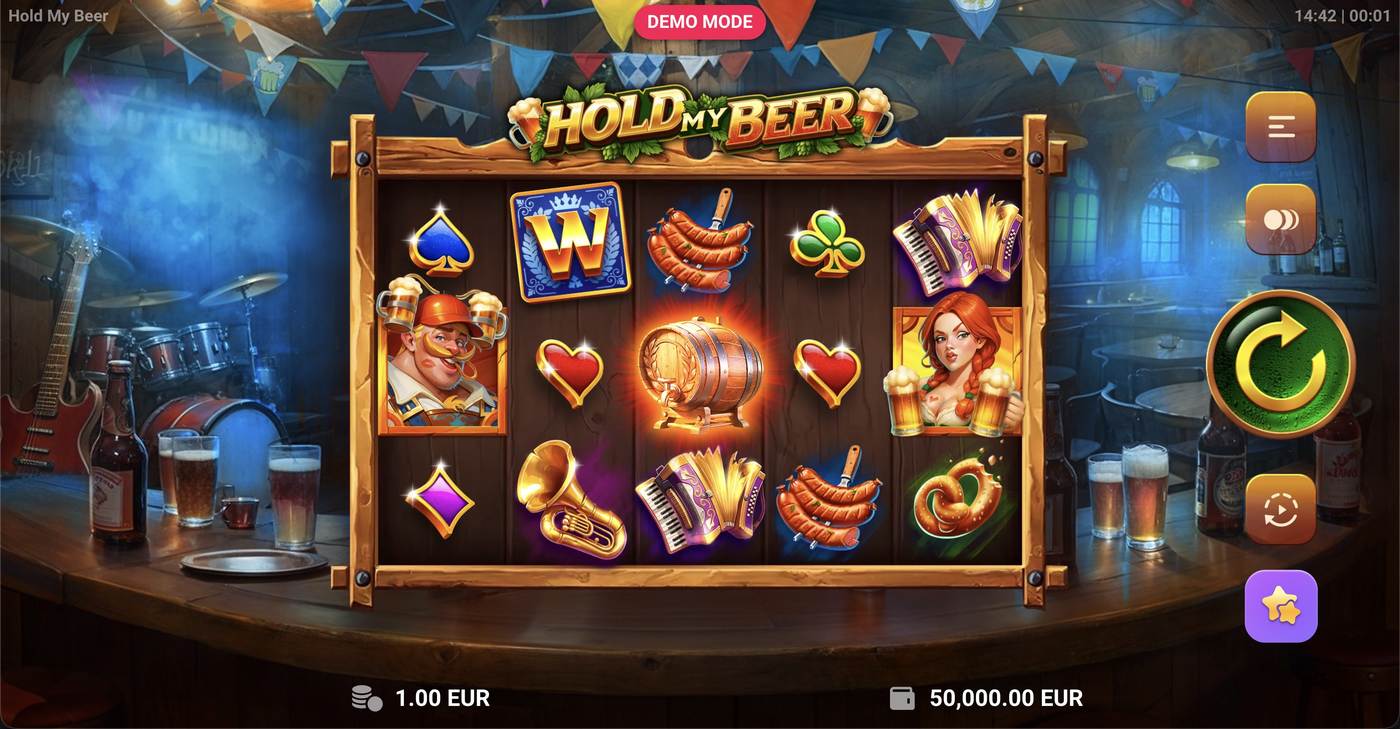 Hold My Beer: image of main menu
