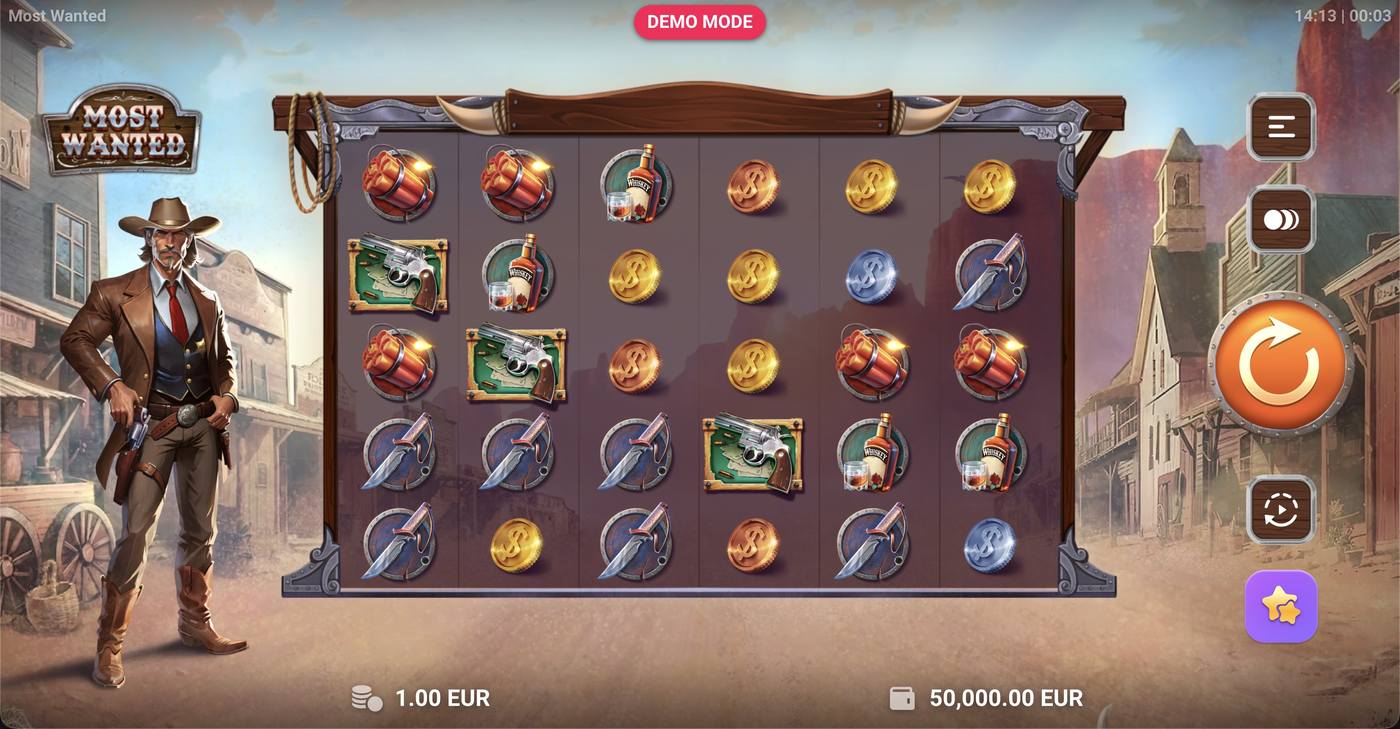 Most Wanted: image of main menu
