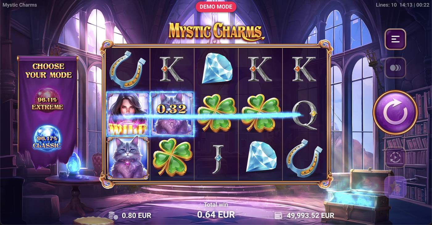 Mystic Charms: image of winning