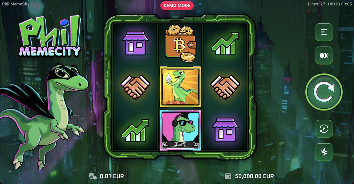 Phil Memecity: image of main menu