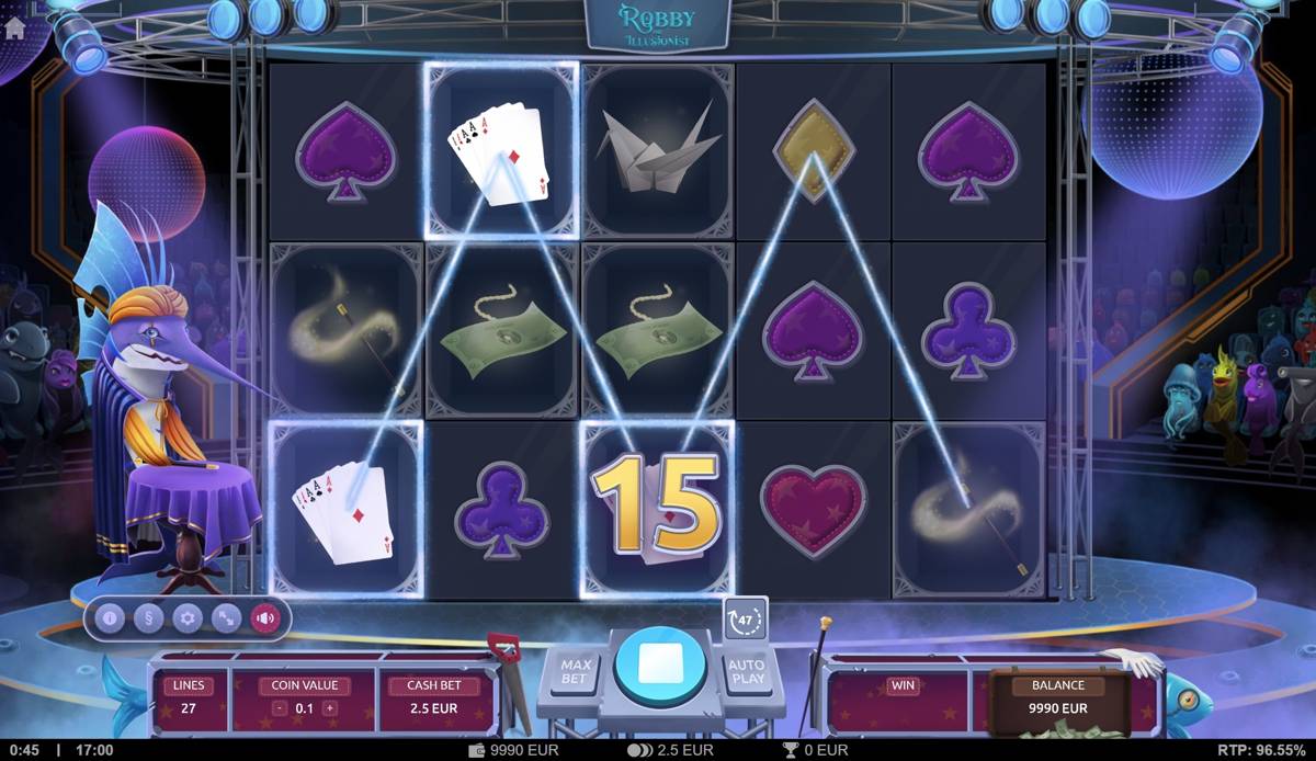 Robby the Illusionist: image of winning