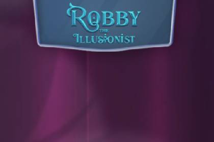 Robby the Illusionist Online Slot Logo