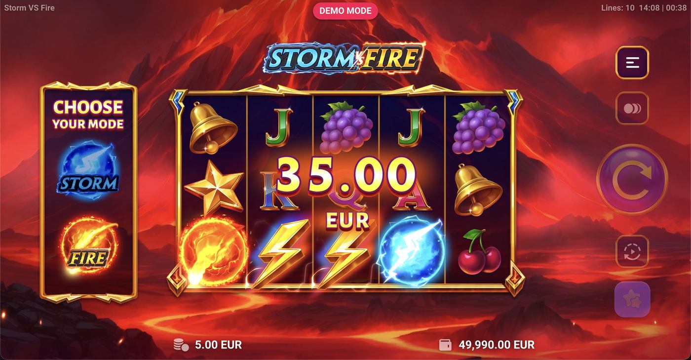 Storm VS Fire: image of winning