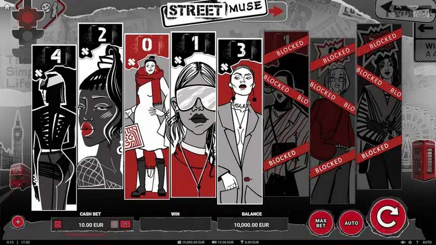 Street Muse: image of main menu
