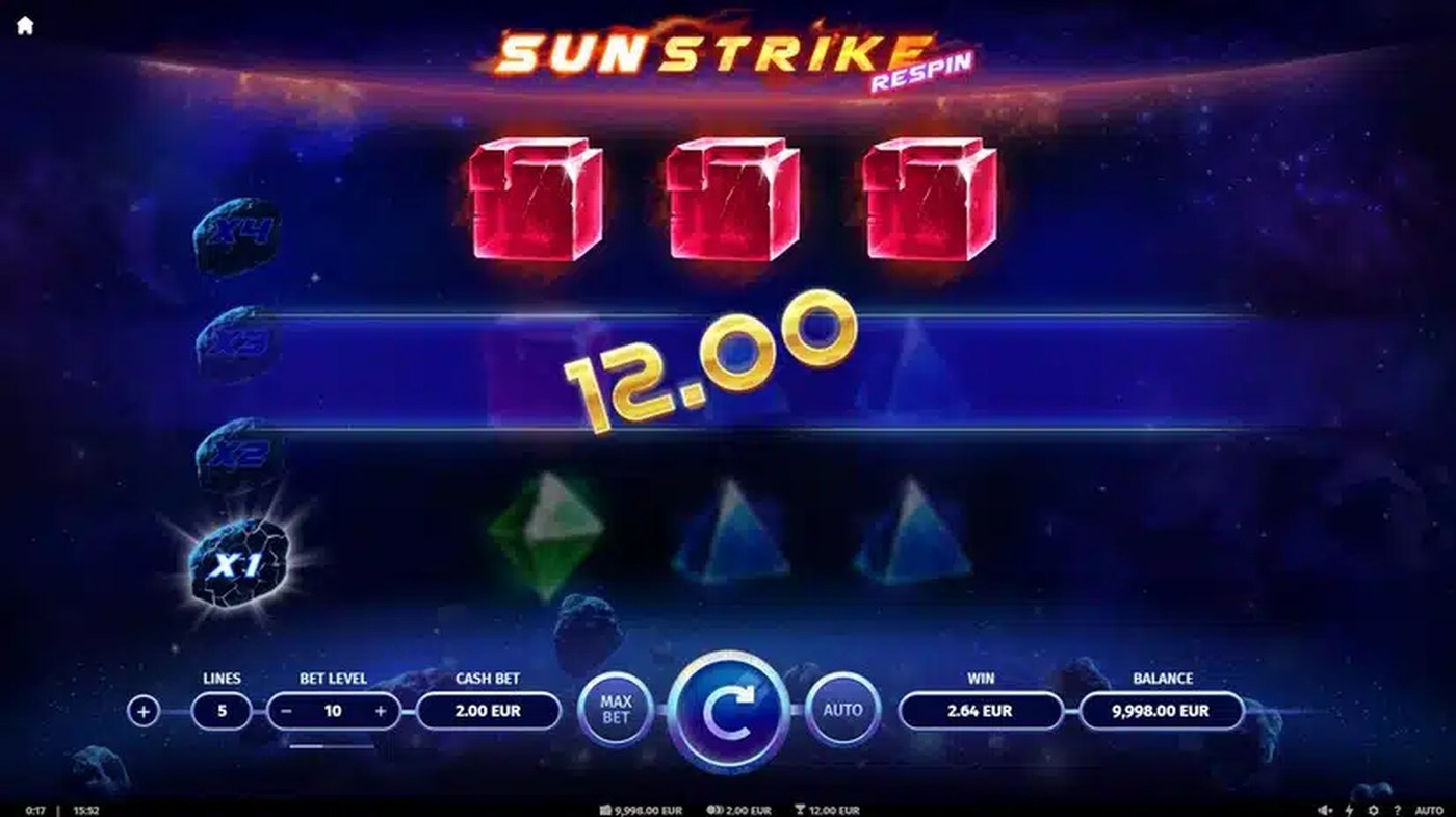 Sunstrike Respin: image of winning