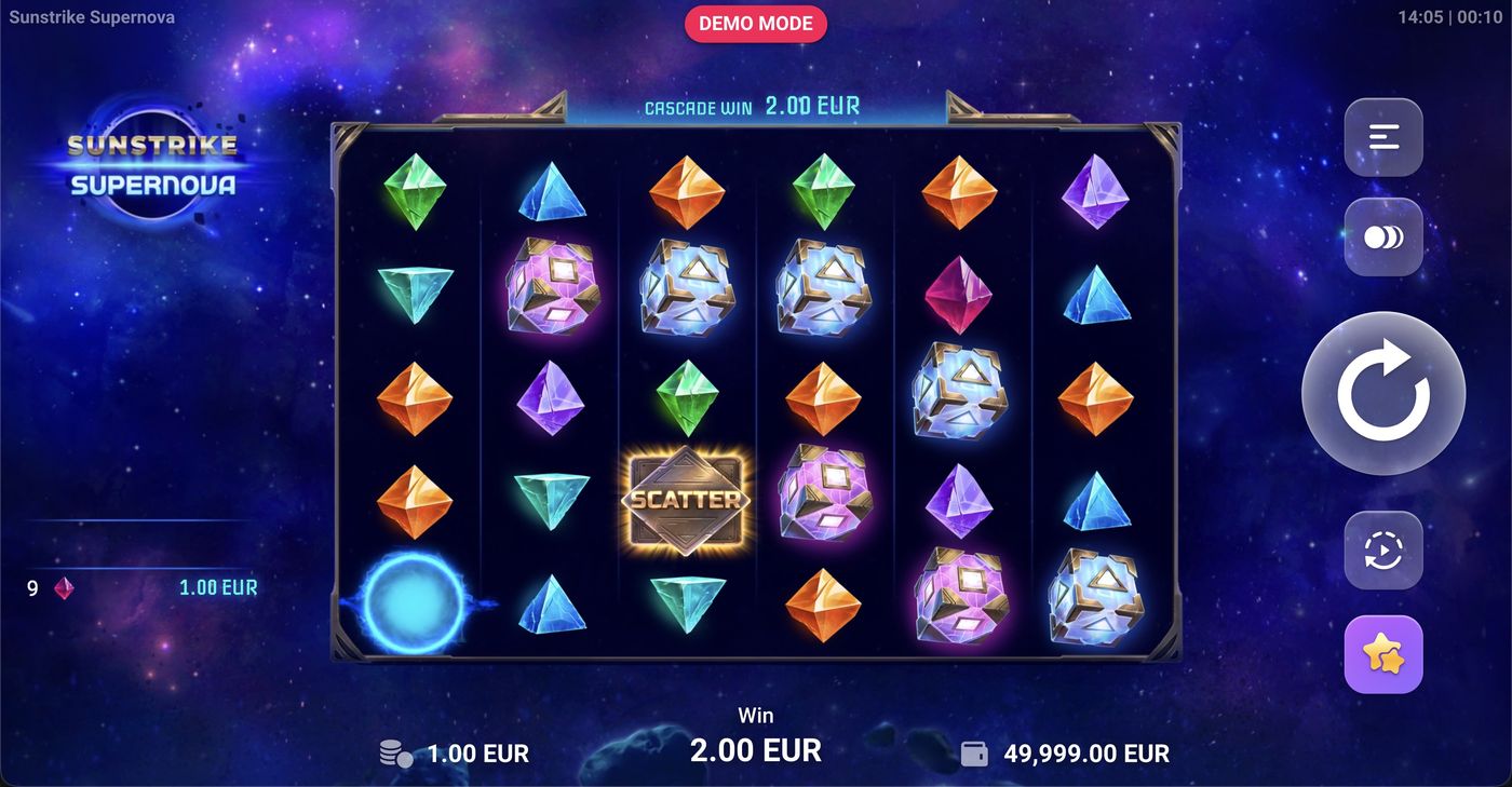 Sunstrike Supernova: image of winning