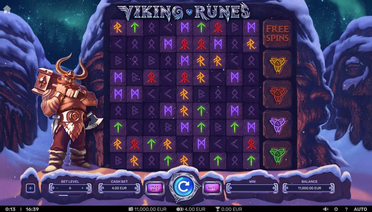 Viking Runes: image of main menu