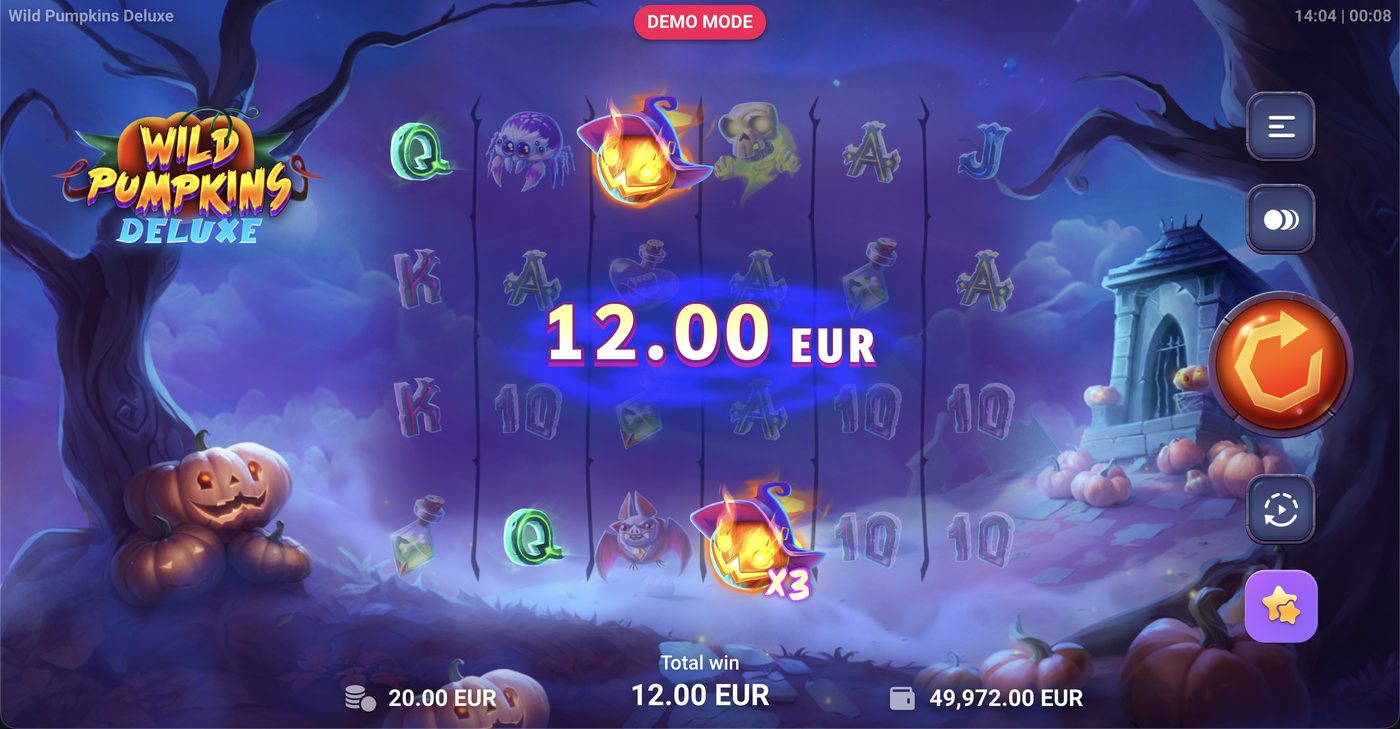 Wild Pumpkins Deluxe: image of winning