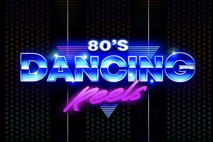 80's Dancing Reels Online Slot Logo