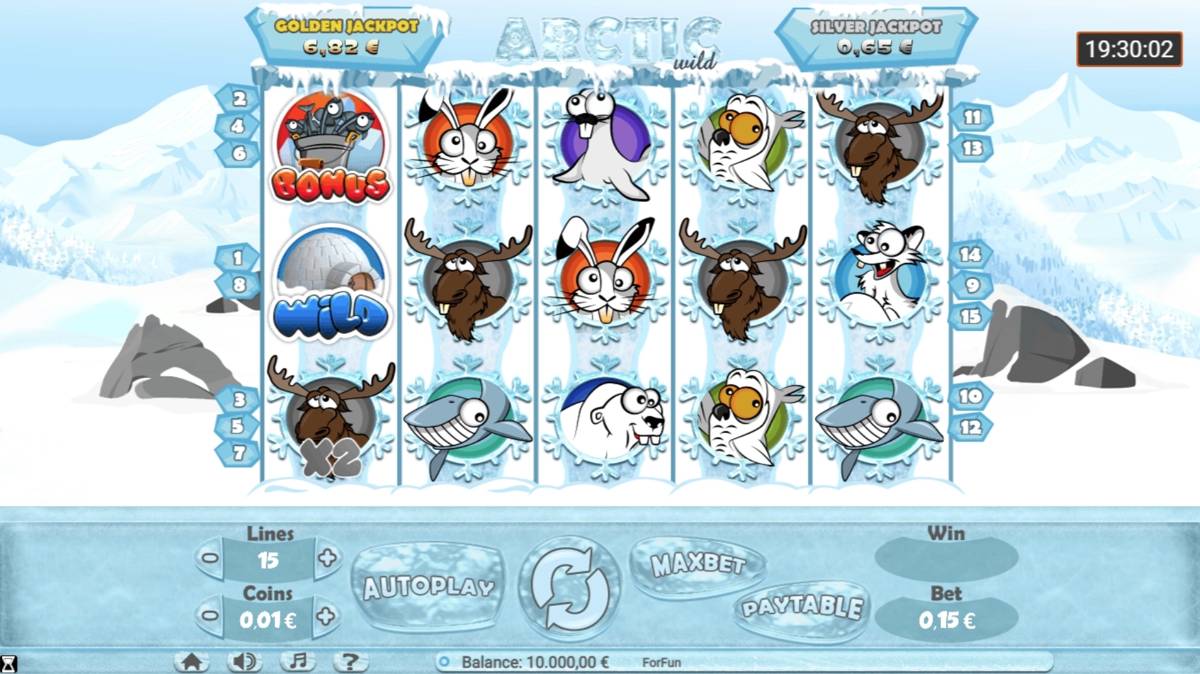Arctic Wild: image of main menu