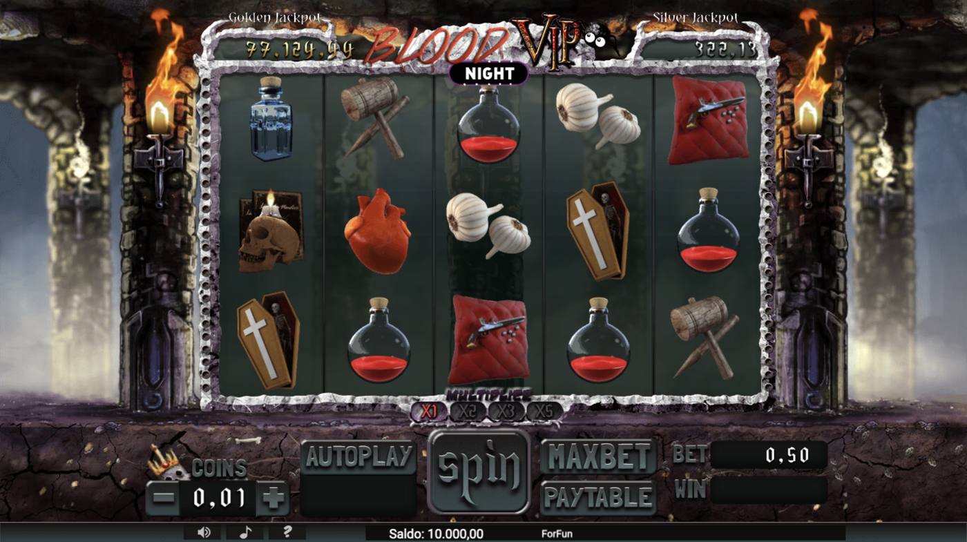 Blood Night Vip: image of main menu