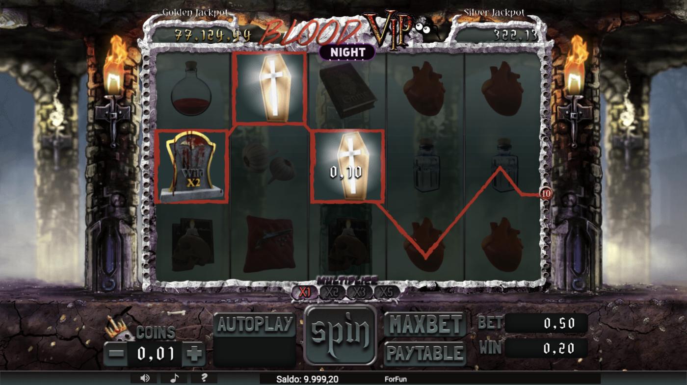 Blood Night Vip: image of winning
