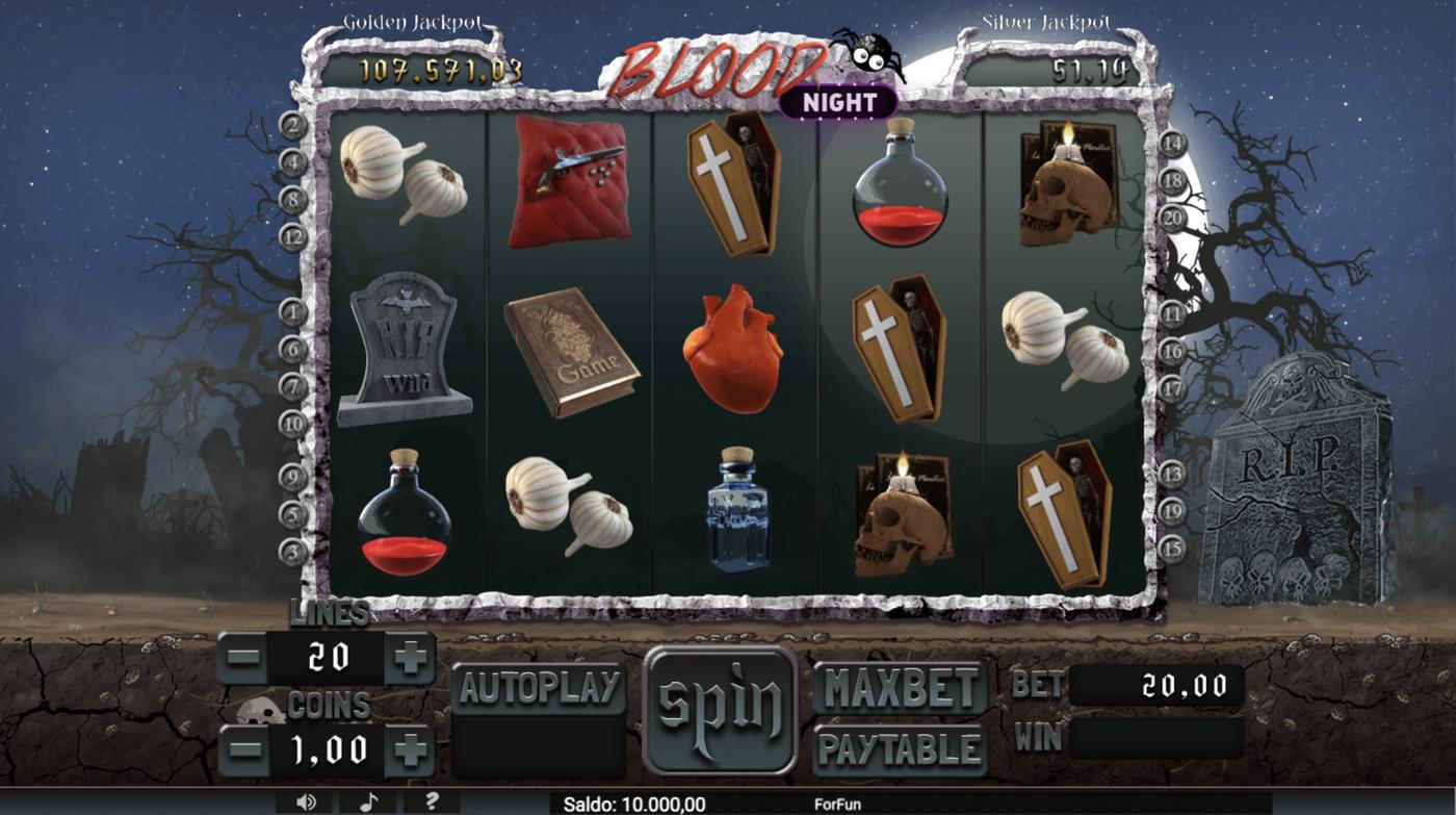Blood Night: image of main menu