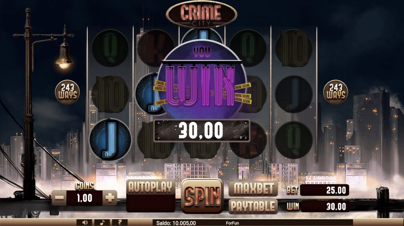 Crime City: image of winning