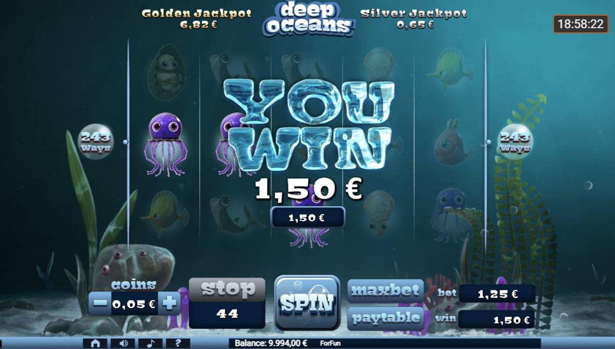 Deep Oceans: image of winning